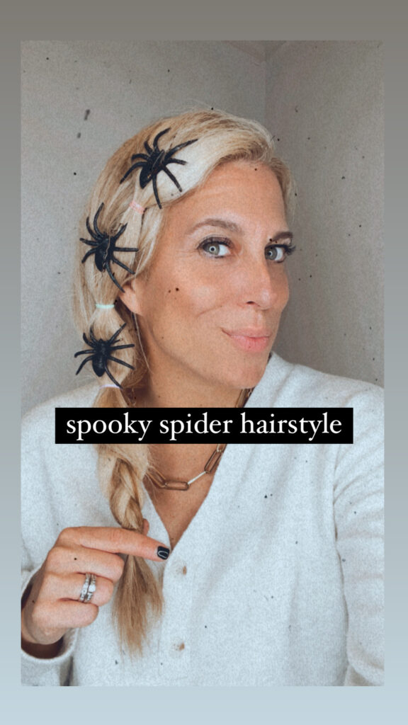 Spooky Spider Hairstyle