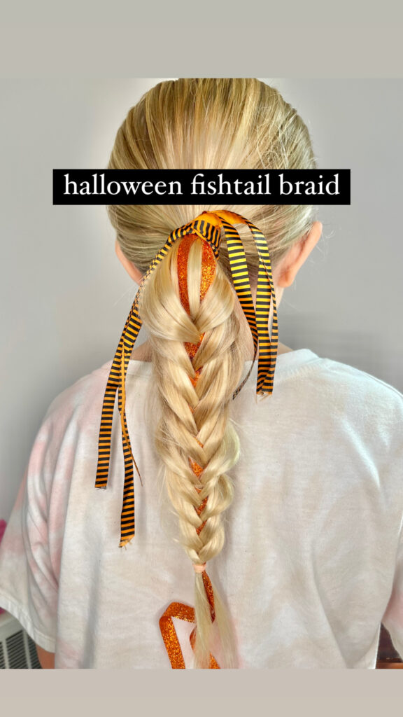 Halloween Fishtail Braid 