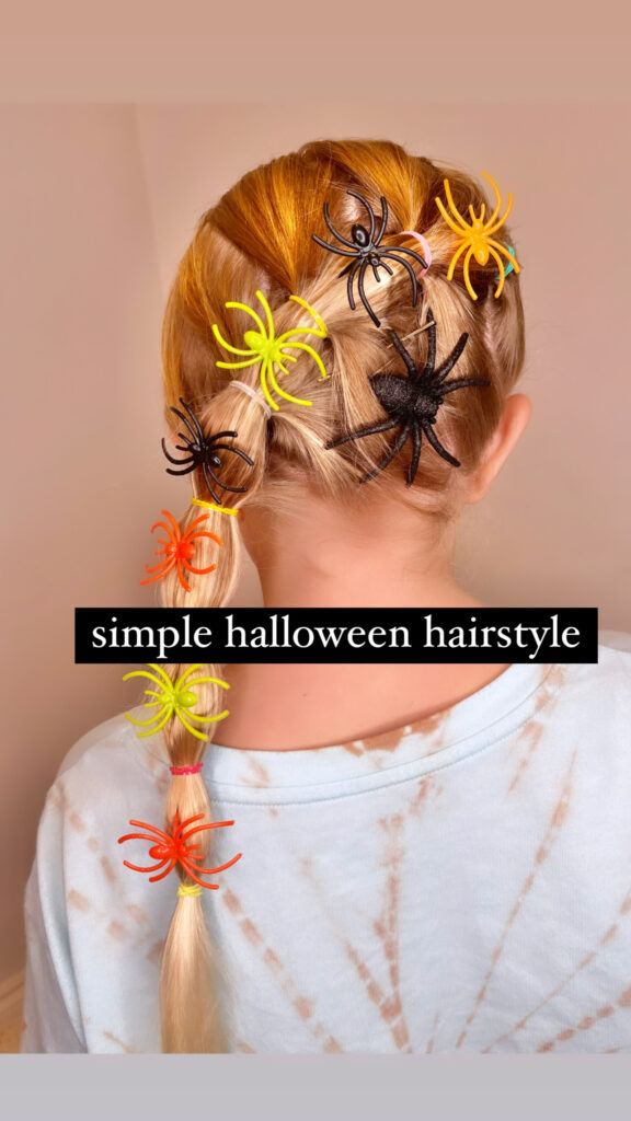 Halloween spider deals hair