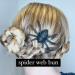 Spider Web Bun Hairstyles