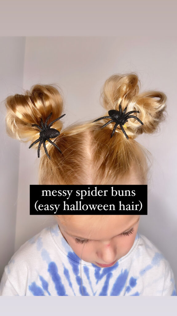 Spooky Spider Hairstyle