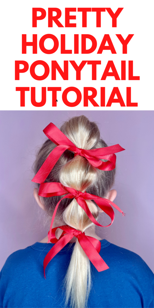 PRETTY HOLIDAY PONYTAIL