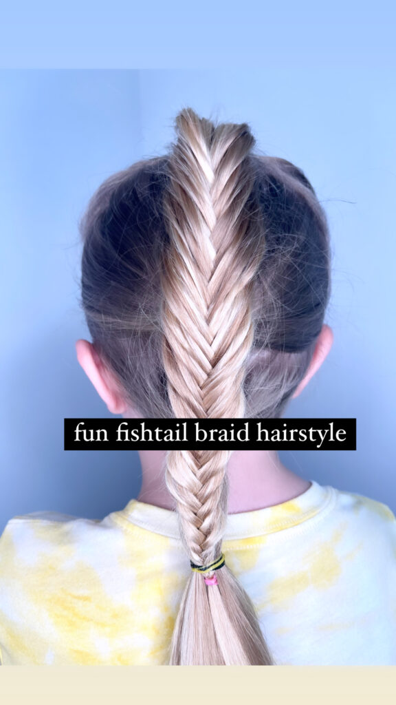 Easy Fishtail Braid Hairstyle