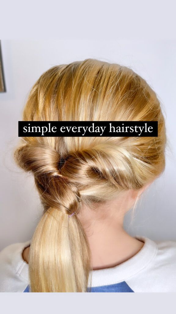 how to do a ponytail