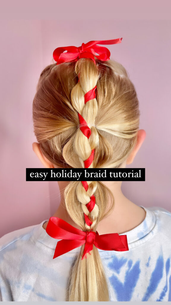 Christmas Tree Braid  Cute Girls Hairstyle  Living Locurto