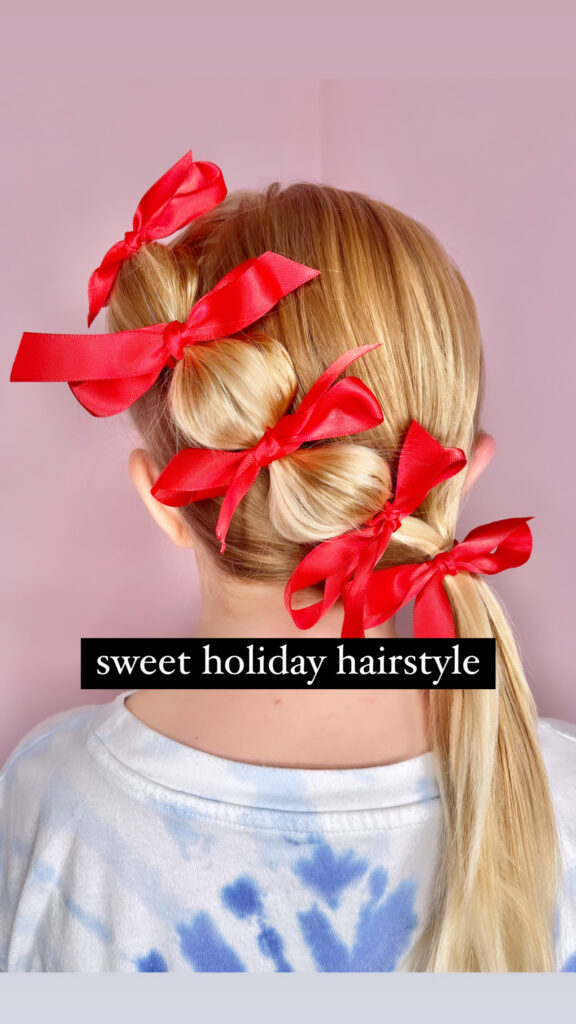 Christmas Hair for Little Girls: 3 SUPER EASY Styles - Stylish Life for Moms