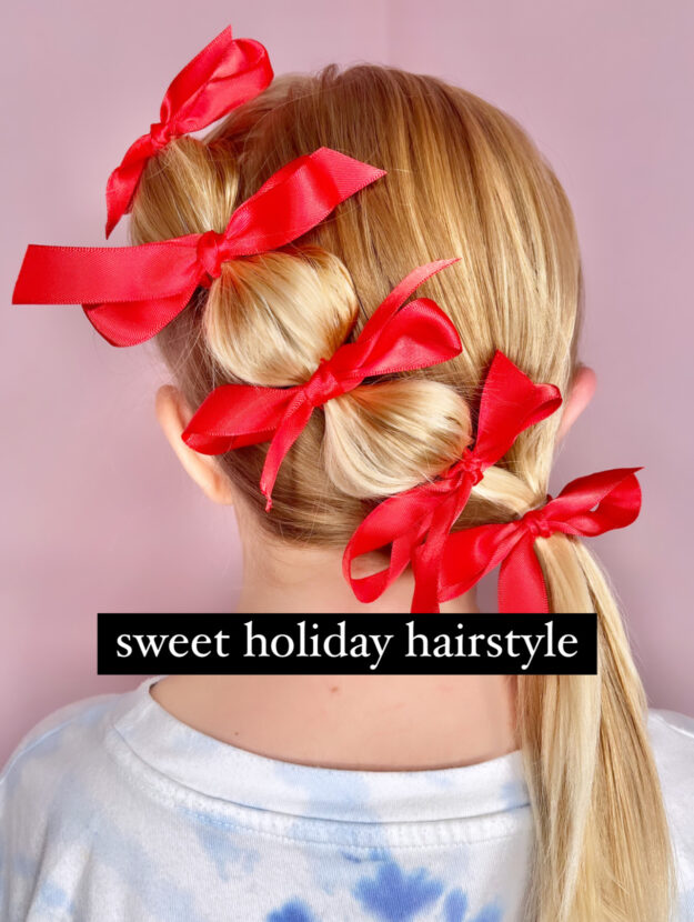 Christmas Hair for Little Girls