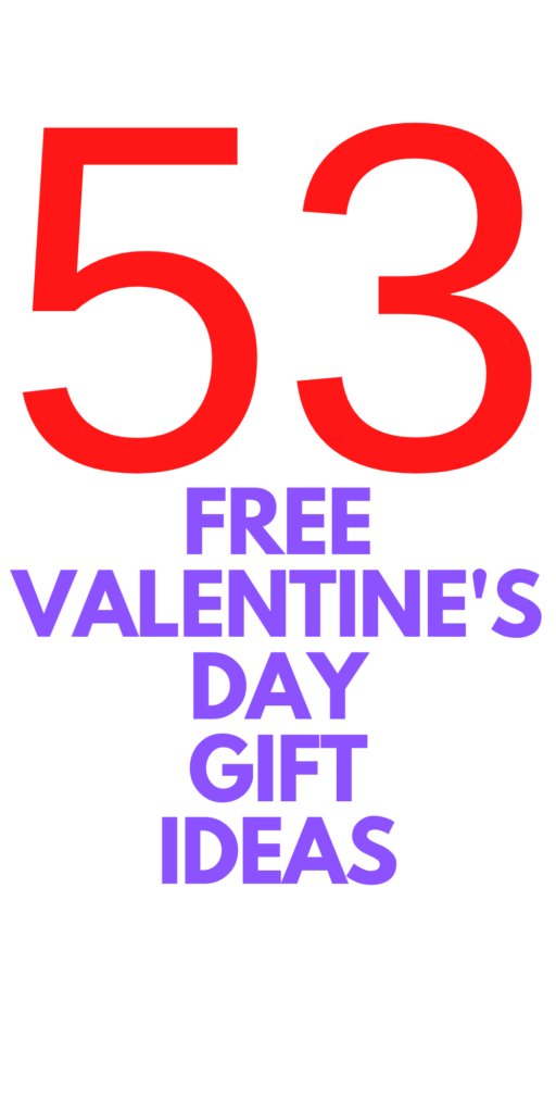 free valentine's day gift ideas