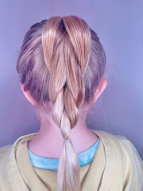 Easy French Braid Hair Hack - Stylish Life for Moms