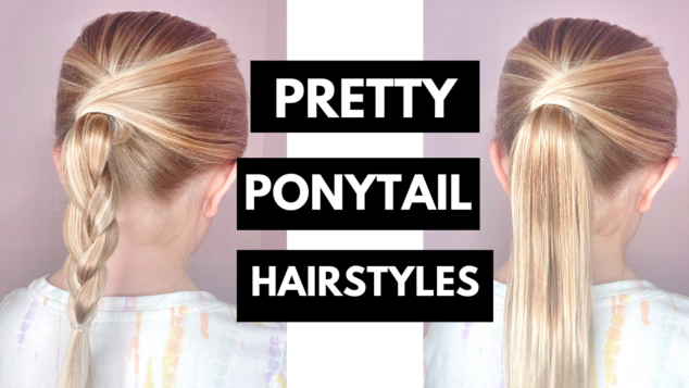 5 Easy Ponytail Hairstyles | Quick And Easy Girls Hairstyles For School |  Shells Little Boutique - video Dailymotion