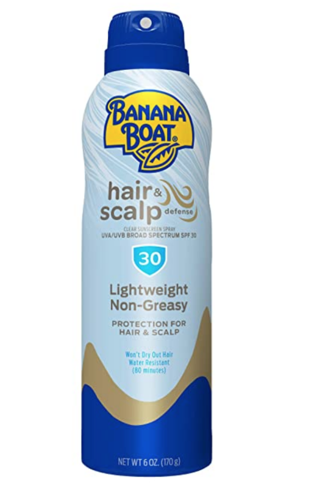 sunscreen for hair and scalp: banana boat