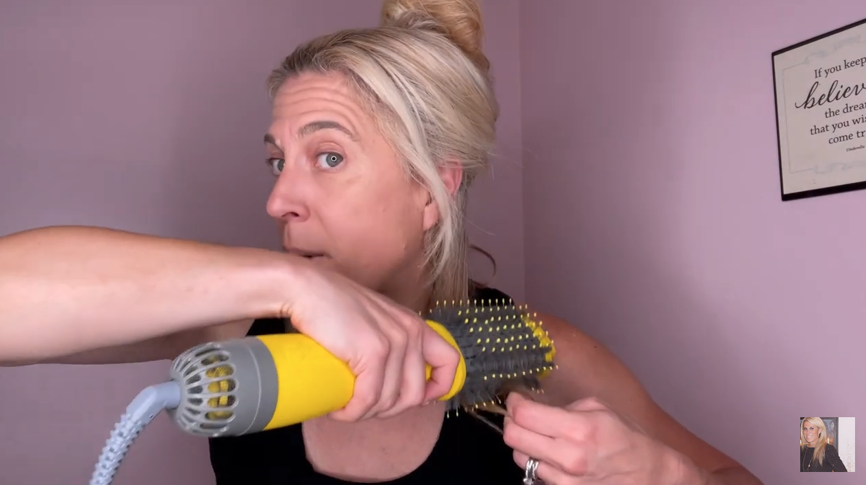 DryBar Blow Dryer Brush - Double Shot REVIEW - Stylish Life For Moms