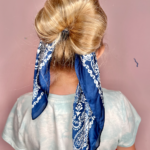 hair scarf bun tutorial