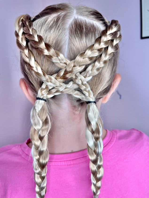 HER. How-To: Two Braids Tutorial | HER. Boutique - #Boutique #boxerbraids # Braid... - #Boutique … | Box braids hairstyles, Braided hairstyles easy,  Long hair styles