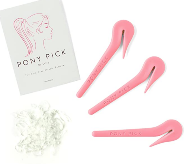 THE PONY PICK By Lolly - Elastic Rubber Bands Cutter for Hair - Elastic Hair Band Remover