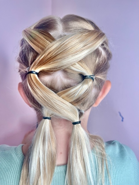 quick and easy hairstyle for school