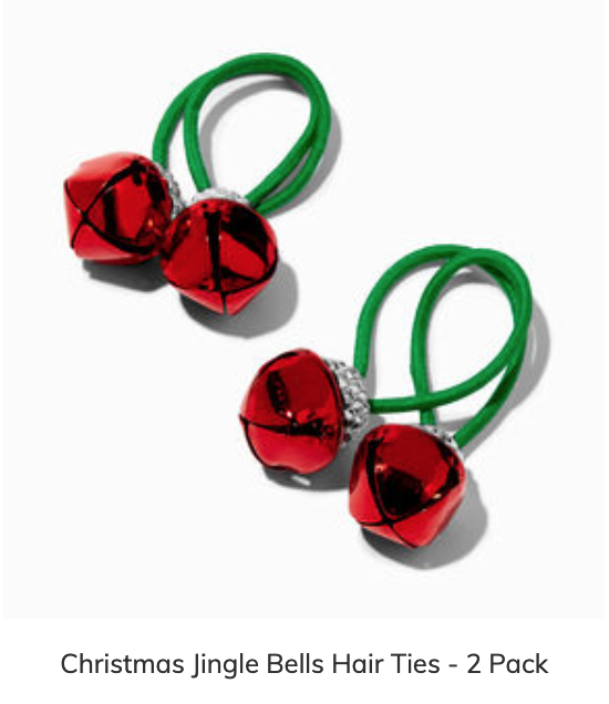 Christmas Jingle Bells Hair Ties