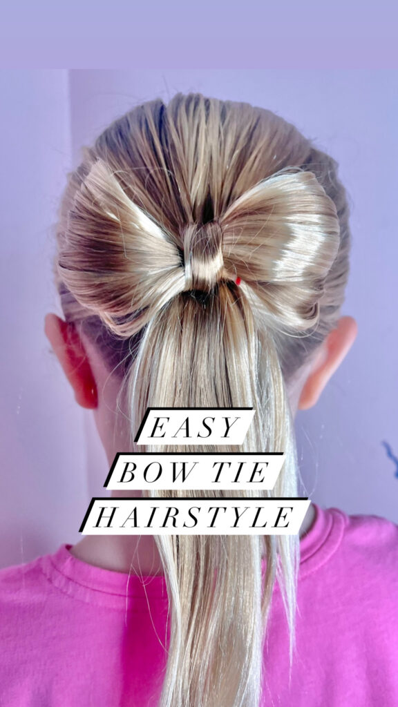 Easy Bow Hairstyle