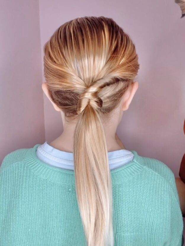 ponytail hairstyles for school