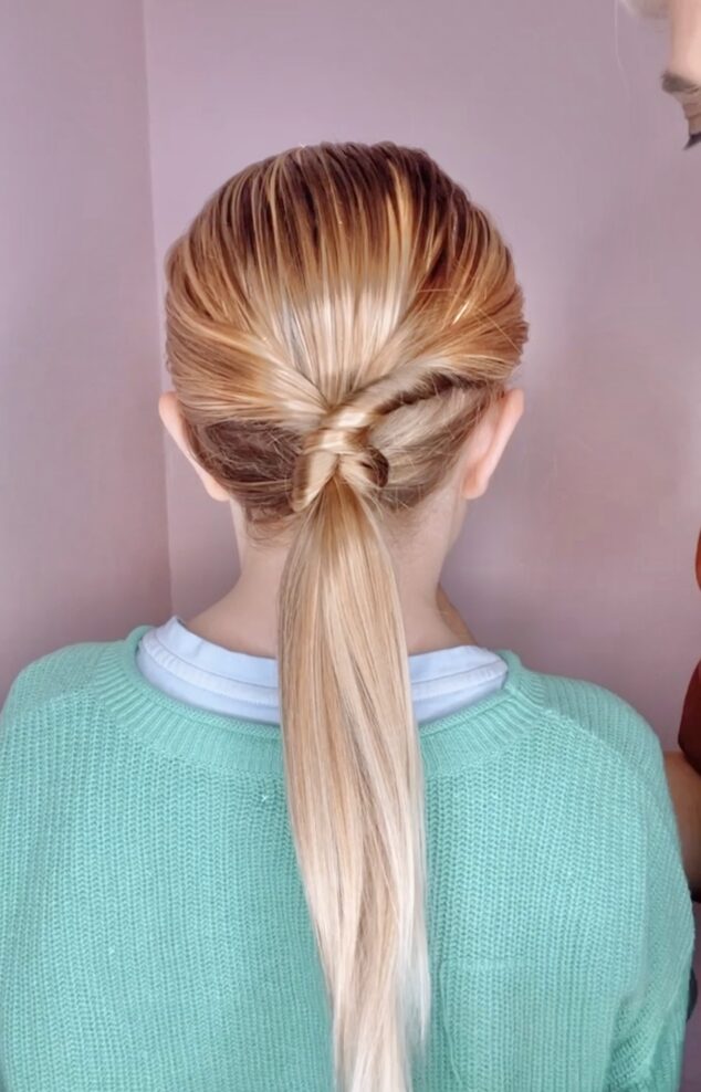 ponytail hairstyles for school