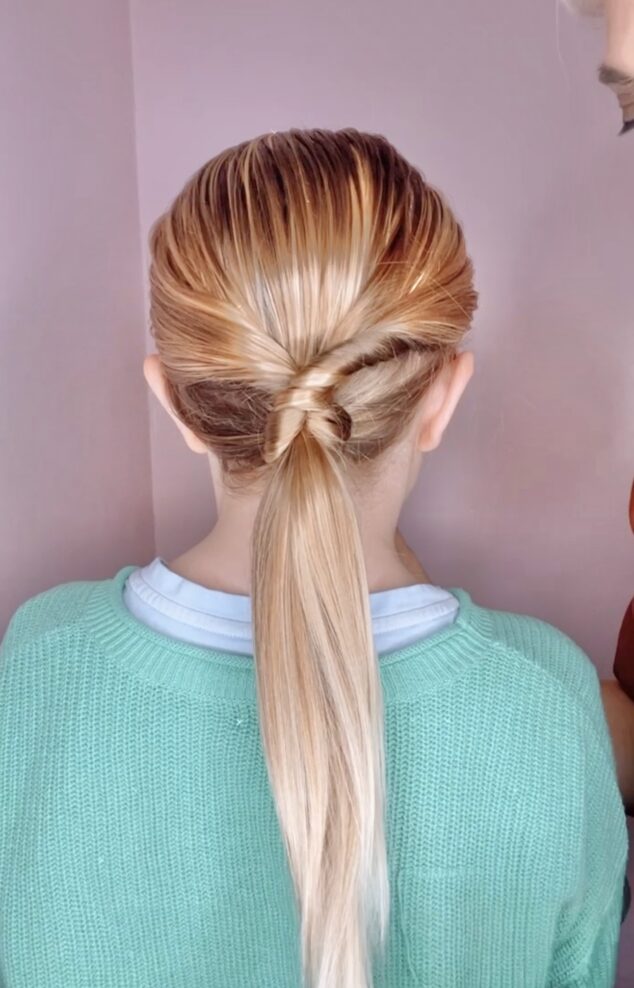 How To Style A Twisted Side Ponytail - A Beautiful Mess