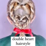 Double Heart Hairstyle - Hair for Valentine's Day