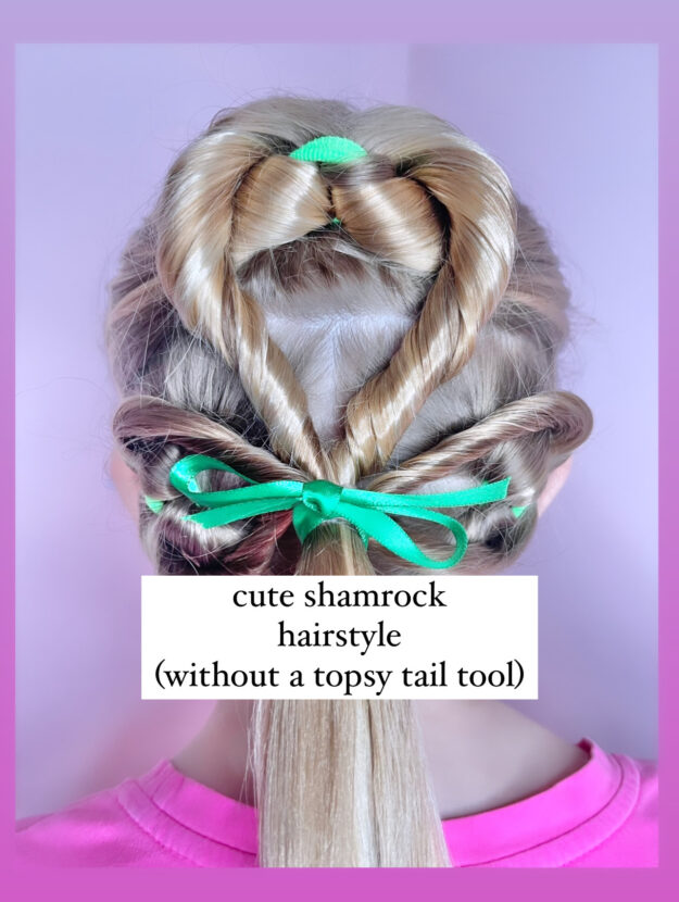 How to do a shamrock hairstyle for St. Patrick's Day