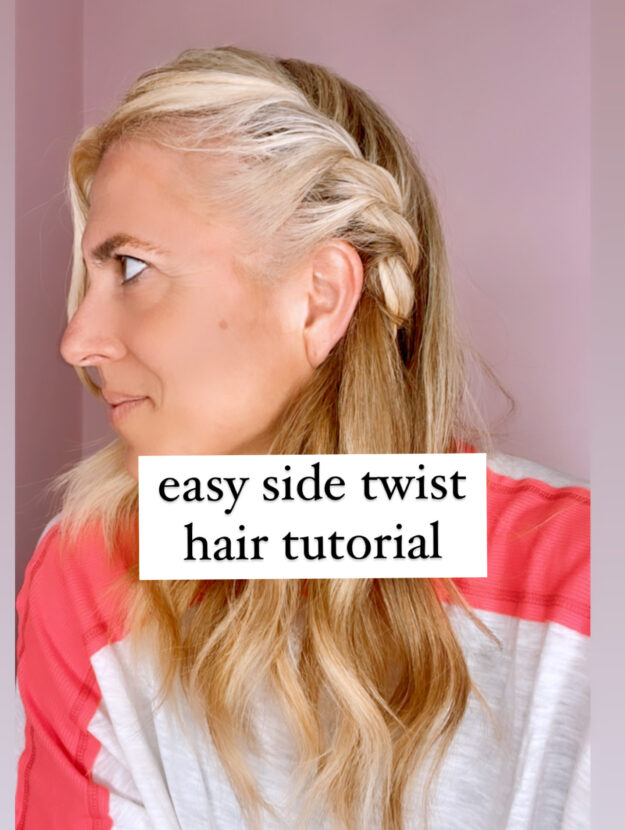 Easy Side Twist Hairstyle