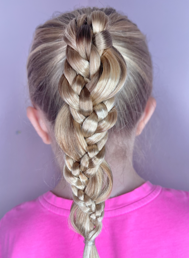 cute braided hairstyle
