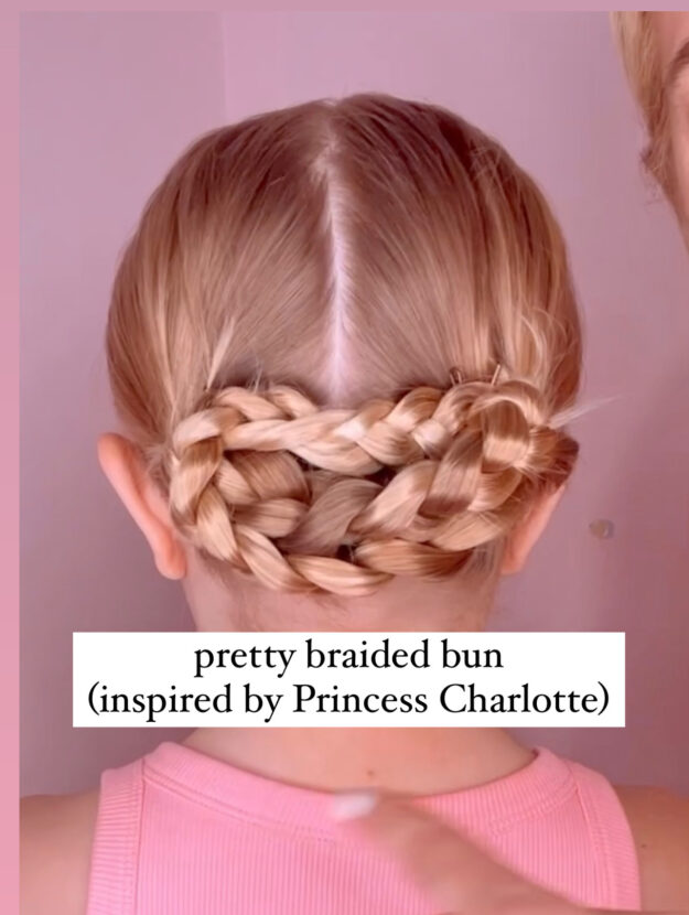 Braided Bun Inspired by Princess Charlotte