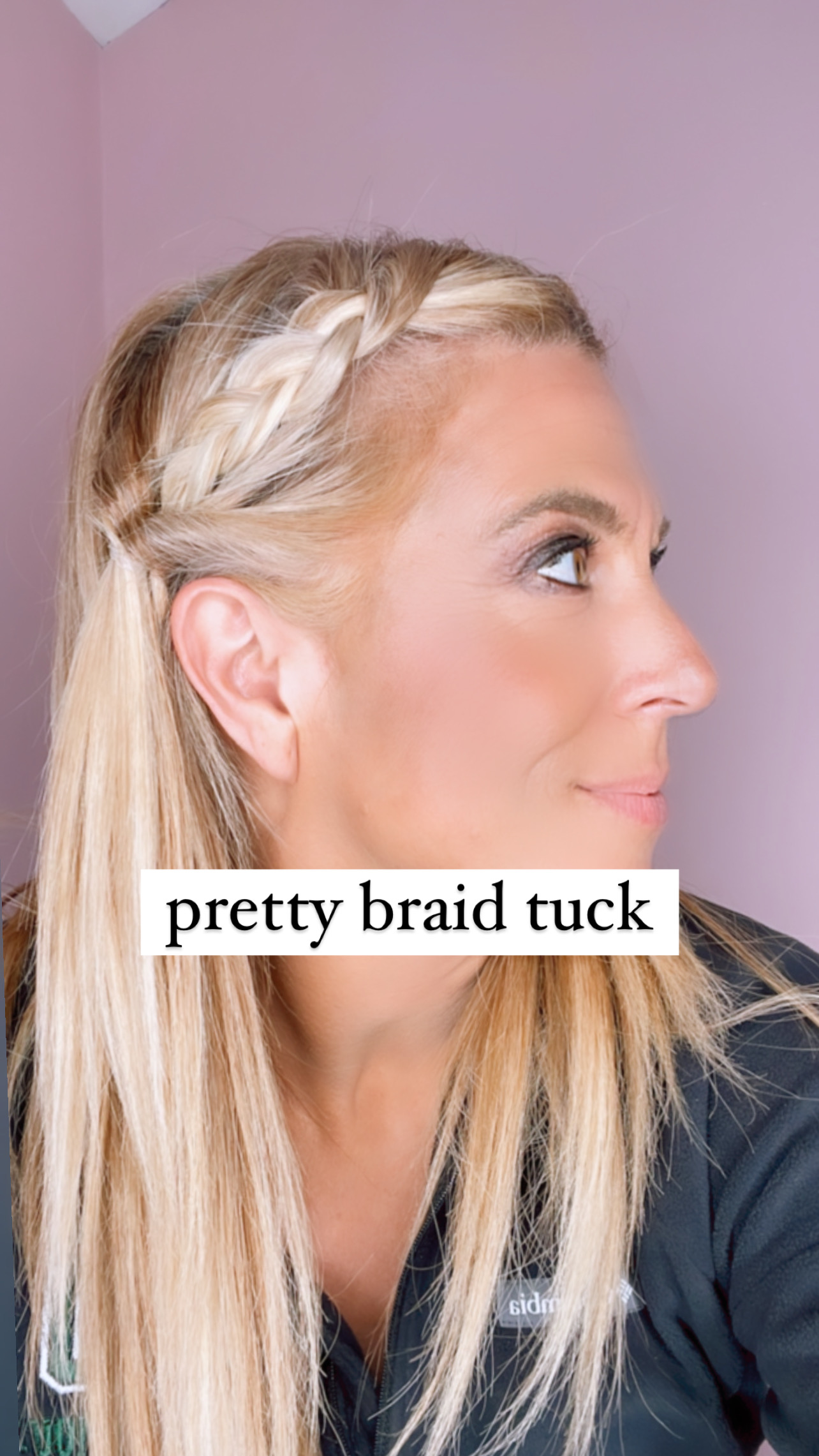 Pretty Braid Tuck Hairstyle Stylish Life for Moms
