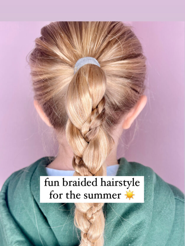 Fun Braid Hairstyle for the Summer
