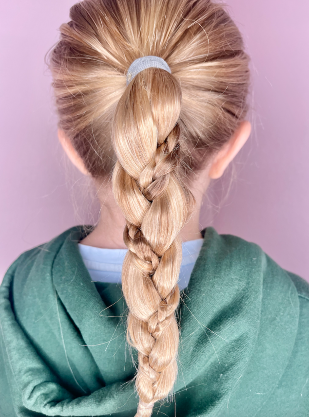 Simple Heart Braid Hairstyle for Valentine's Day - Stylish Life for Moms