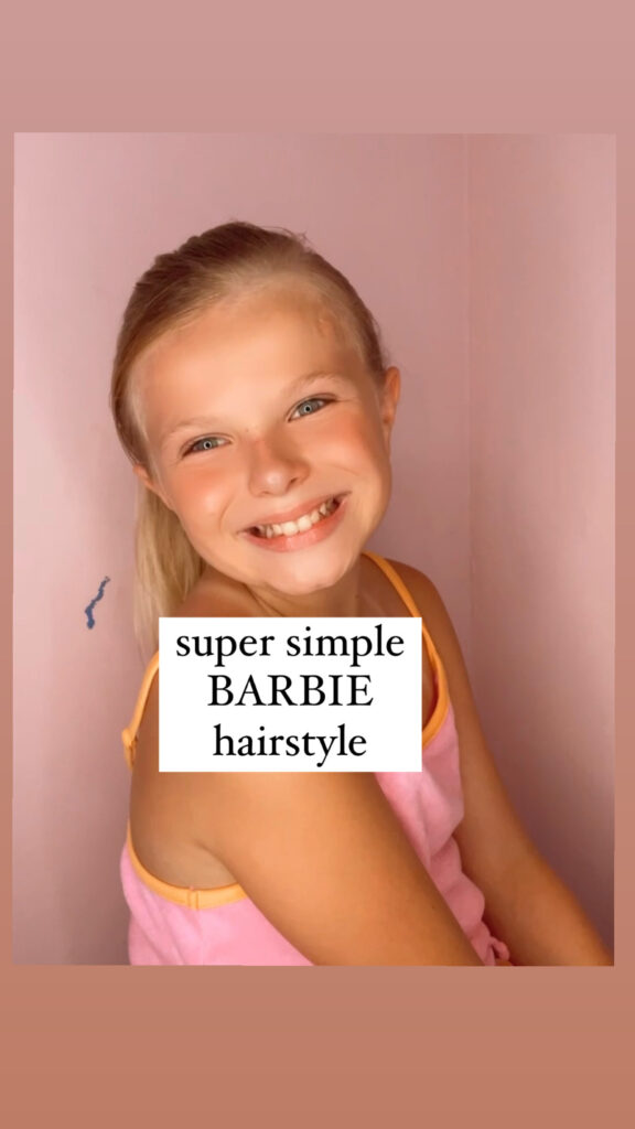 Super Simple Barbie Hairstyle 
