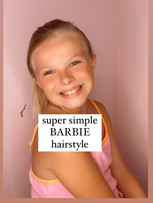 Super Simple Barbie Hairstyle