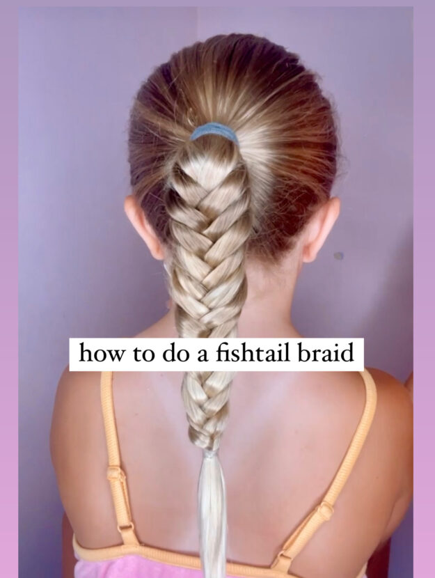 Fishtail Braid Hair Tutorial