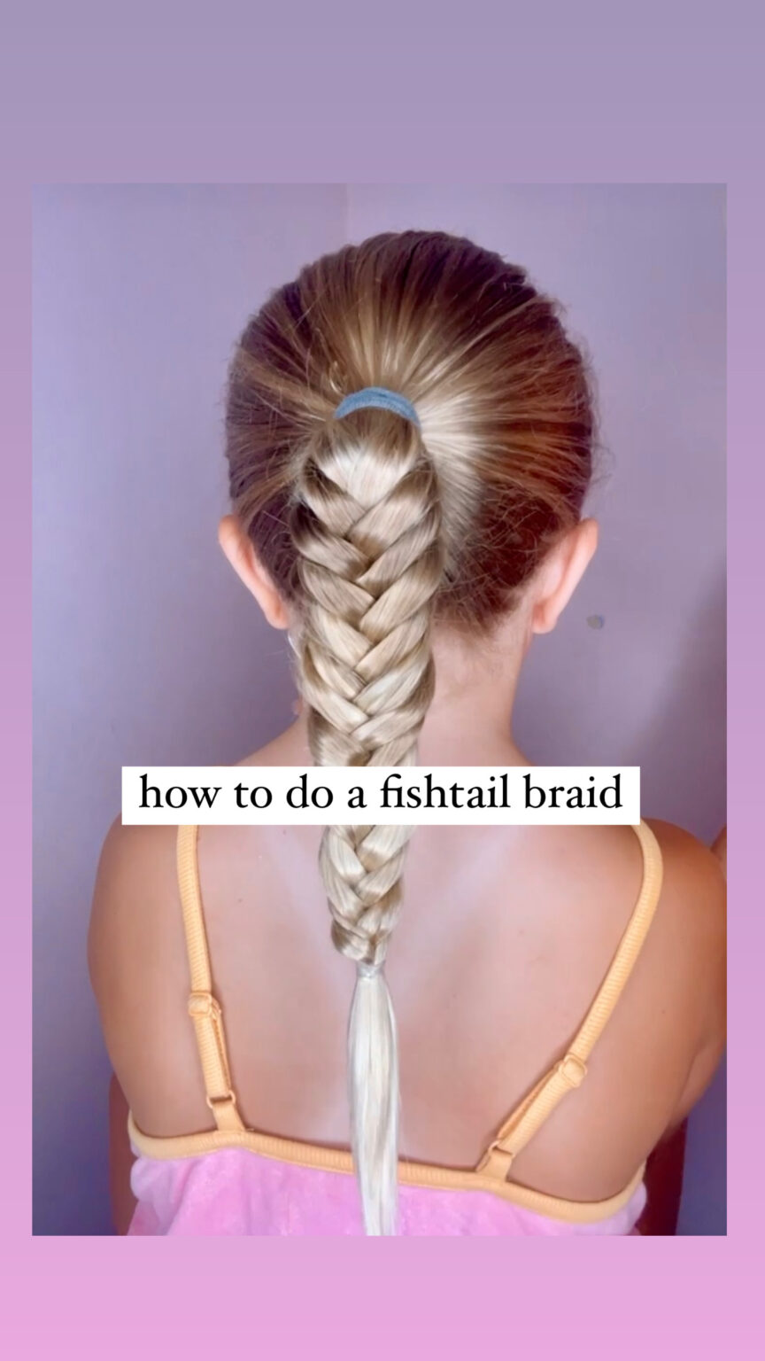 Fishtail Braid Hair Tutorial Stylish Life for Moms