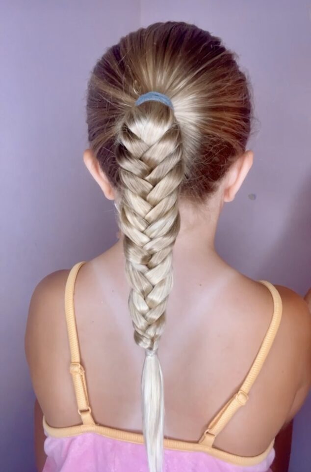 fishtail braid hair tutorial