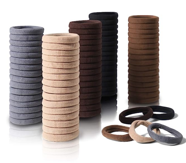 seamless cotton hair ties