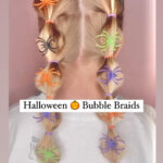 Halloween Hairstyle - Bubble Braid