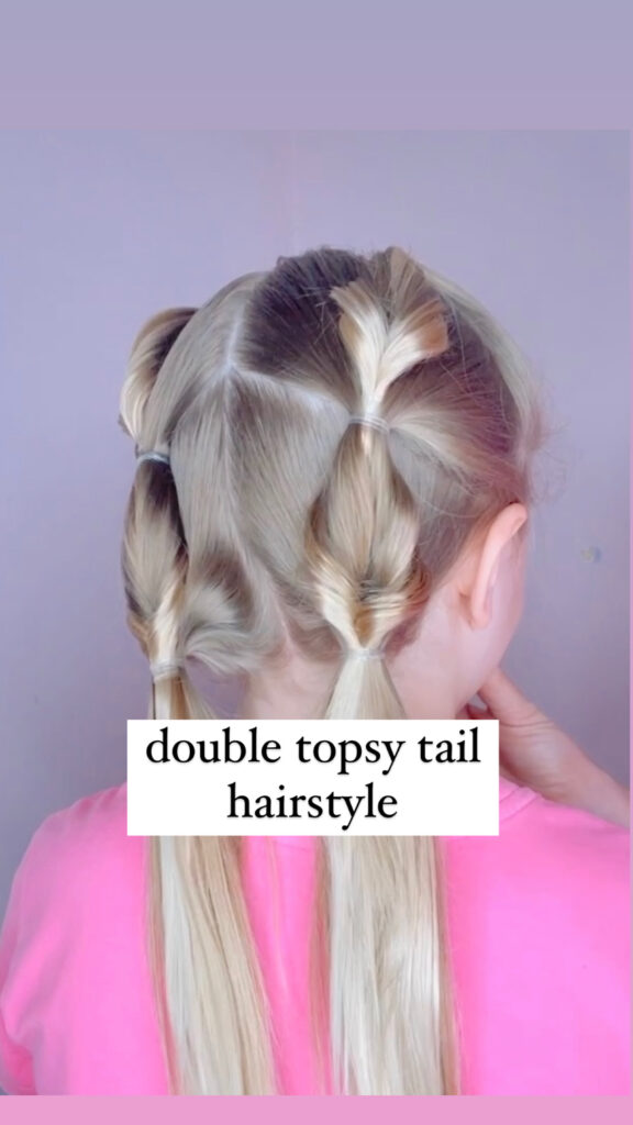 Easy Pigtail Hairstyle for School