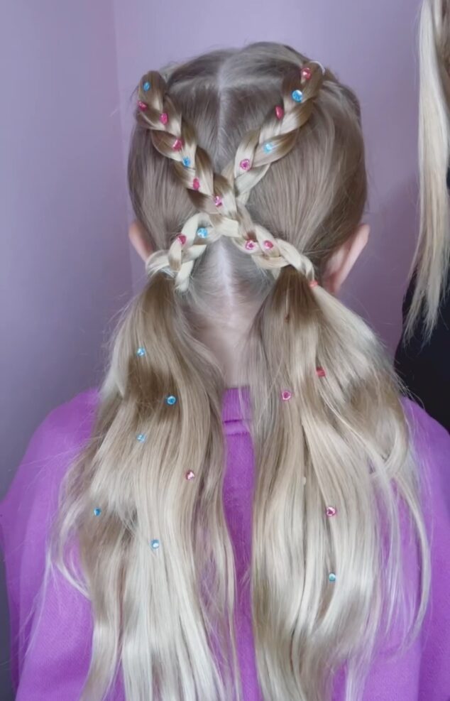 How To Bedazzle Your Hair for the Holidays
