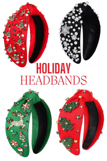 Fun Holiday Headbands - Stylish Life for Moms