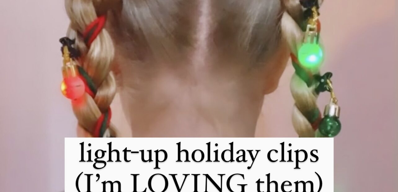 light-up hair accessories for the holidays