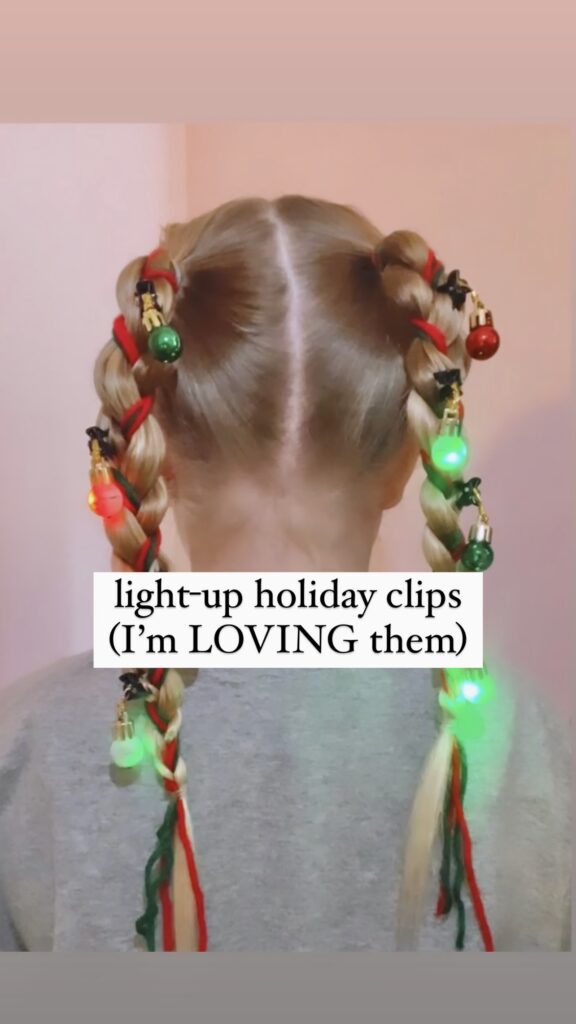 light-up hair accessories for the holidays