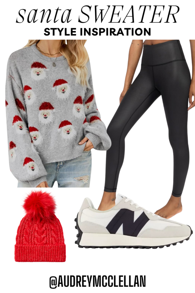 how to style a santa sweater