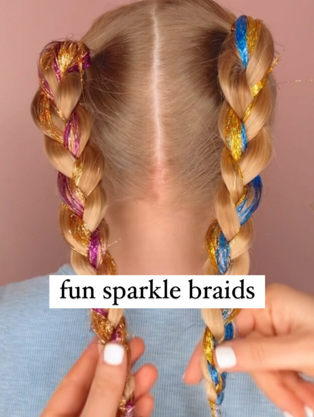 how to use hair tinsel