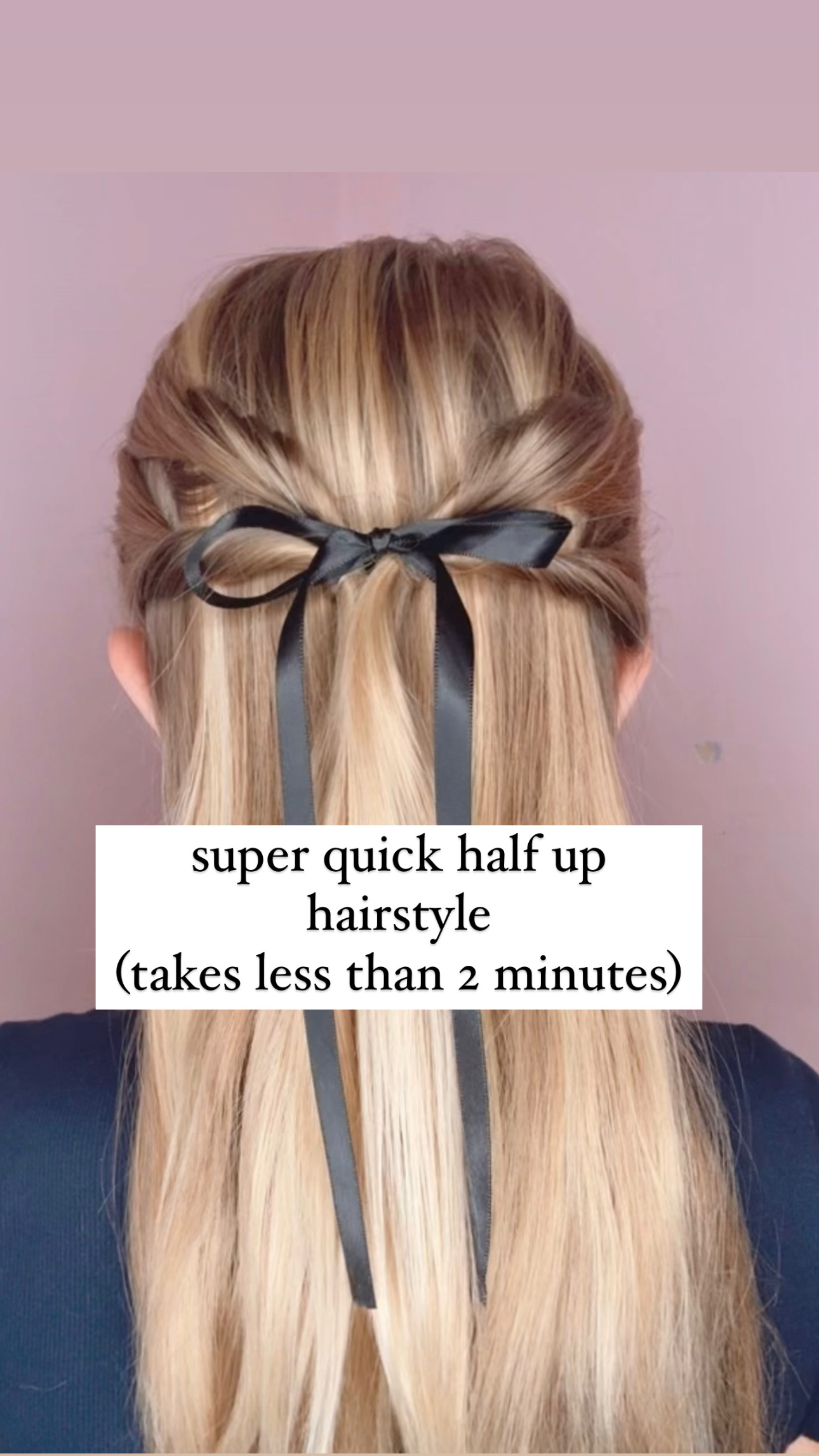 5 EASY 60 Second Half Up Hairstyles! - YouTube