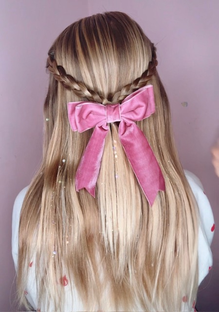 mean girls inspired hairstyle - on wednesday we wear pink