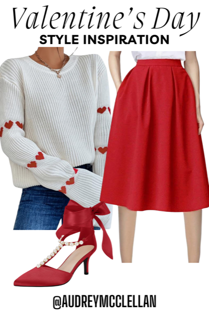How to Style a Heart Sweater for Valentine's Day